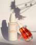 Duo de soins vergetures hydratant et nourrissant Flowerchild sans parfum et abricot yuzu pour peau sensible et prévention des vergetures.